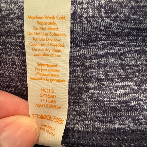 Lucy Purple Marbled Quarter Zip Pullover L - Picture 5 of 6